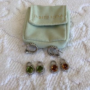 Judith Ripka ss earrings